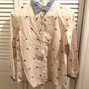 Embroidered Alien Shirt